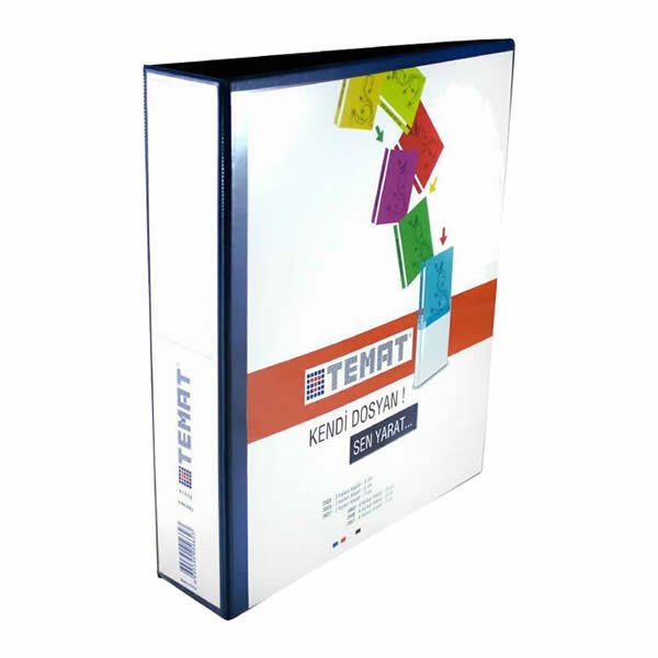 Temat 2025 2 Halkalı 5 cm Mavi Klasör