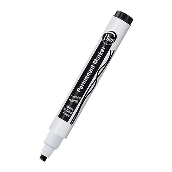 Mas 9177 Bion Kesik Uç Siyah Markör Kalem