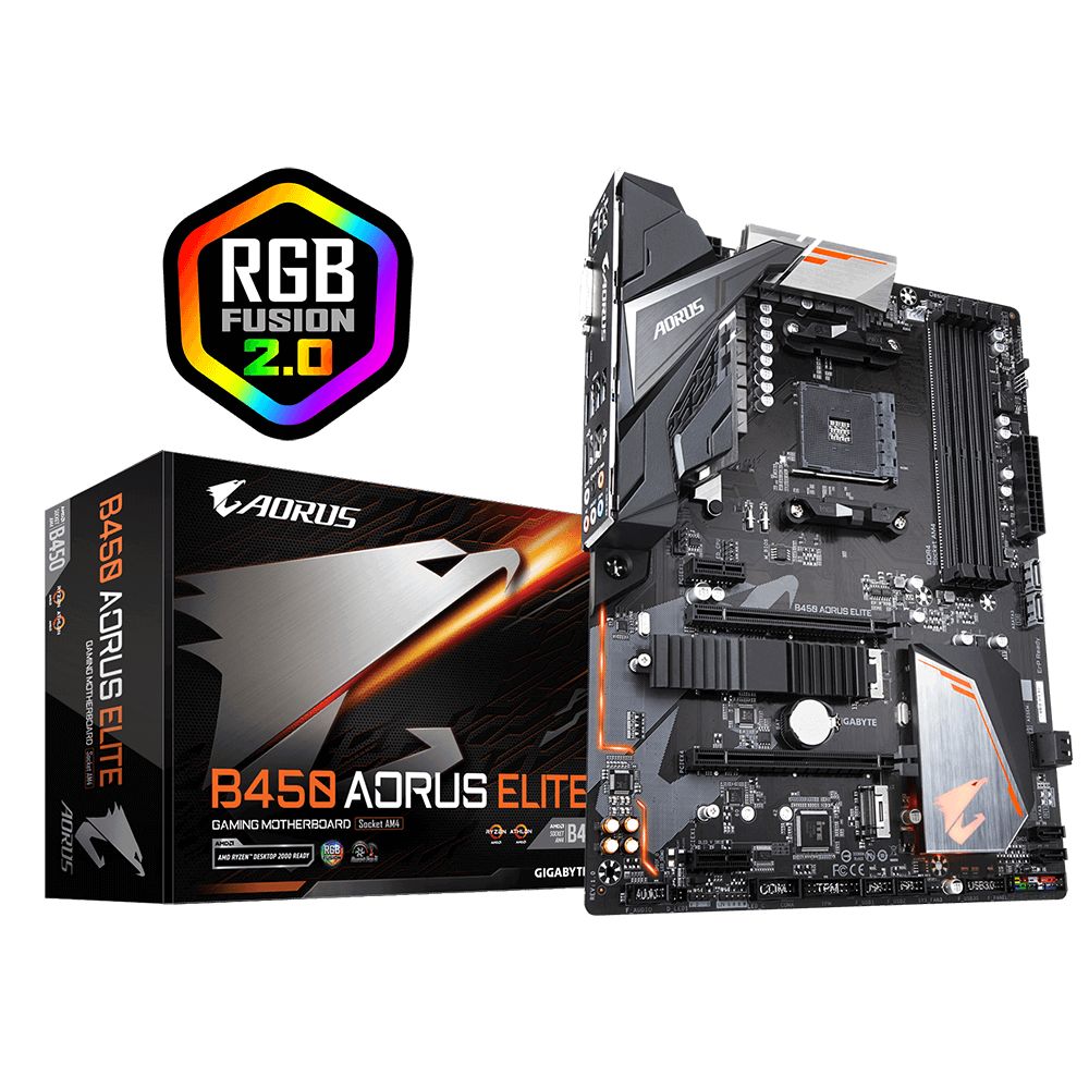 Gigabyte B450 Aorus Elite AMD B450 DDR4 M2 Dvi-Hdmi mATX Anakart