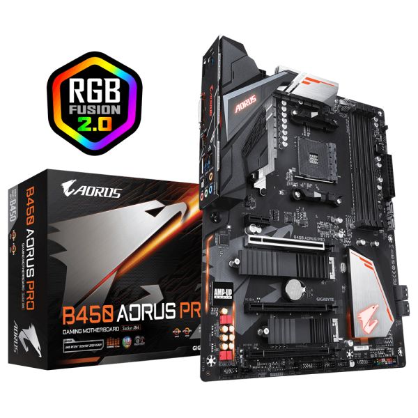 Gigabyte B450 Aorus Pro AMD B450 DDR4 M2 Dvi-Hdmi mATX Anakart