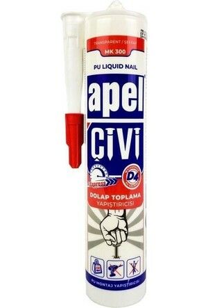 Mitre Apel MK 300 Poliüretan Silikon Sıvı Çivi 50ml