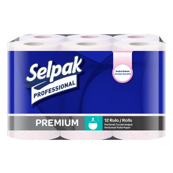 Selpak 12 li Premium Pudra Kokulu Tuvalet Kağıdı