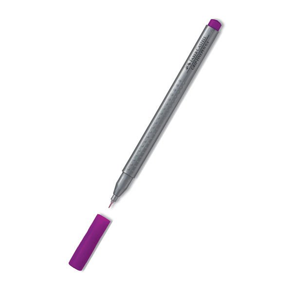 Faber-Castell 0,4 mm Grip Açık Mor Finepen Keçeli Kalem
