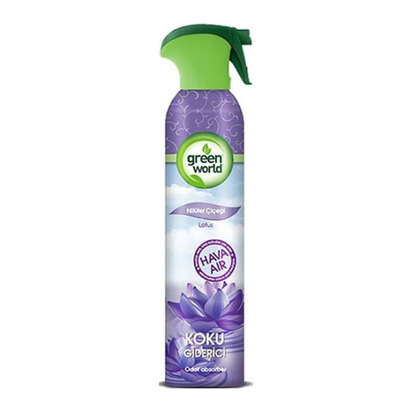 Green World 300 ml Nilüfer Çiçeği Koku Giderici Sprey