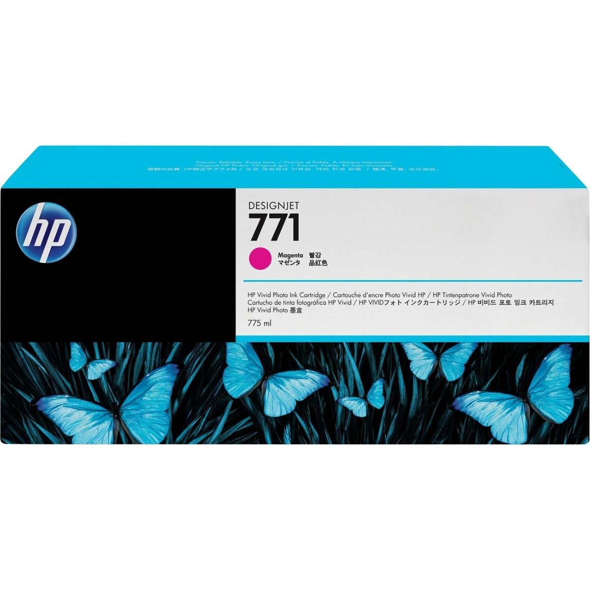 HP 771C Magenta Kırmızı 775ML Plotter Kartuşu B6Y09A