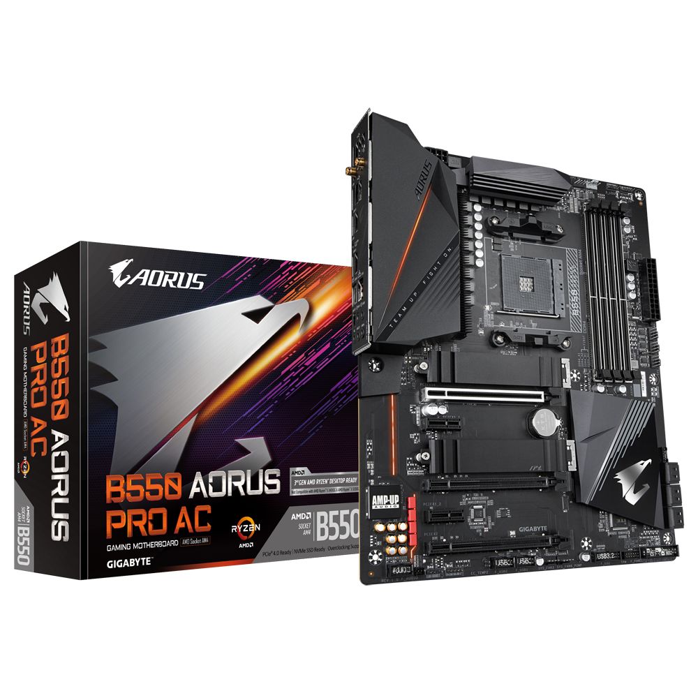 Gigabyte B550 Aorus Pro Ac AMD B550 DDR4 M2 Hdmi mATX Anakart