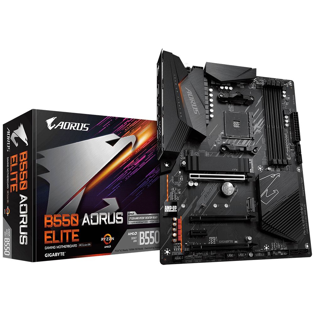 Gigabyte B550 Aorus Elite AMD B550 DDR4 M2 Dp-Hdmi mATX Anakart