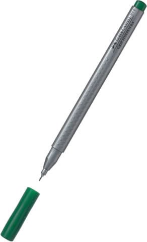 Faber-Castell 0,4 mm Grip Yeşil Fınepen Keçeli Kalem
