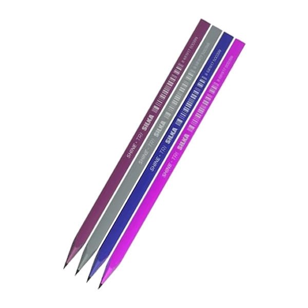 Silka Shıne Metalik Üçgen Kurşun Kalem