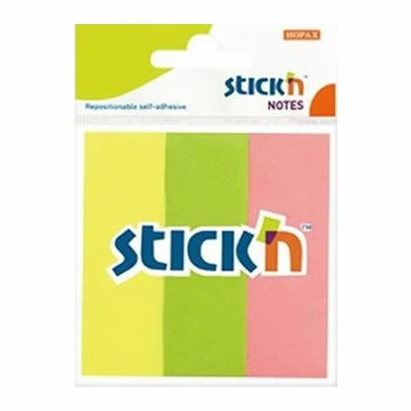 Gıpta Stickn 76x25 50 Yaprak 3 Renk Neon Kağıt Ayracı Not Kağıdı