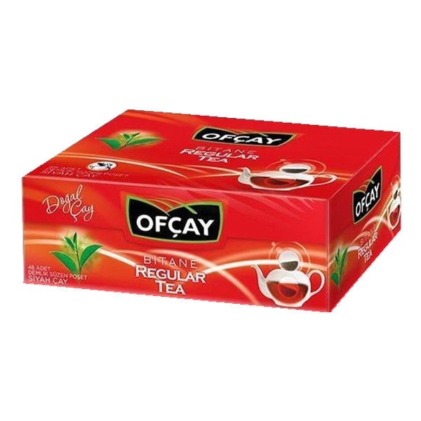 Ofçay 100 lü 2 gr Bitane Regular Tea Paket Demlik Poşet Çay