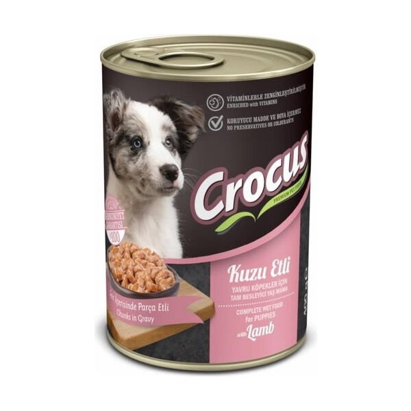 Crocus Kuzu Etli Yetişkin Köpek Yaş Mama 400gr