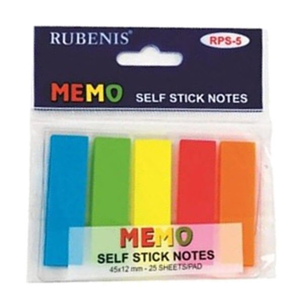 Rubenis Yapışkanlı Not Kağıdı 45x12 RPS-5