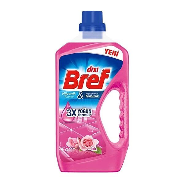 Dixi 900ml Bref Hijyenik Yüzeyler Gül Yüzey Temizleyici