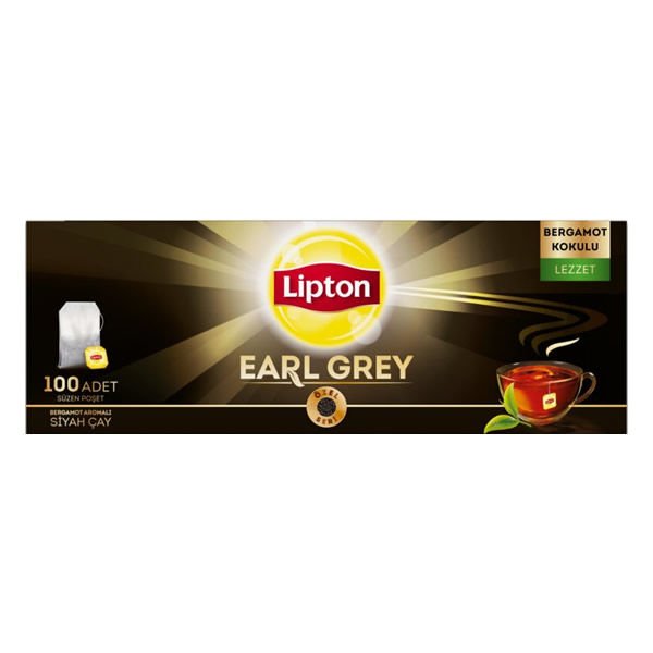 Lipton 100 lü 20 gr Earlgrey Bardak Poşet Çay