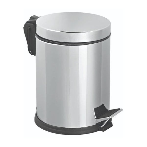 Cleanox 12 lt Pedallı Chrome Çöp Kovası