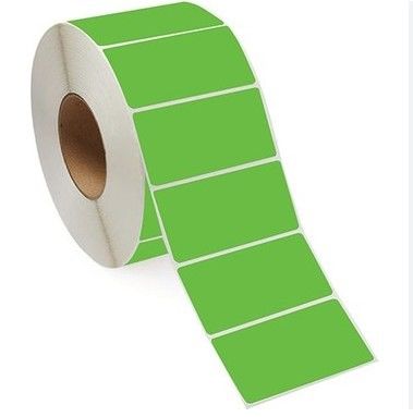 Herboy 50x30mm Yeşil PP Opak Barkod Etiketi 1000li