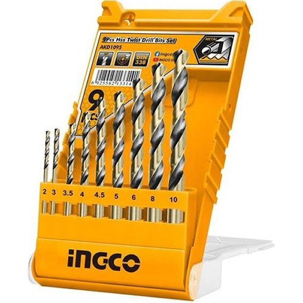 Ingco 9 lu Hss Matkap Ucu Seti