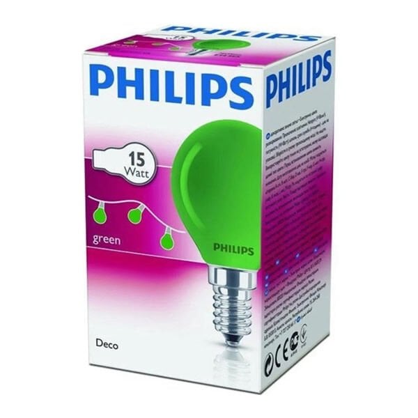 Philips Gece Yeşil 15 Watt Ampül