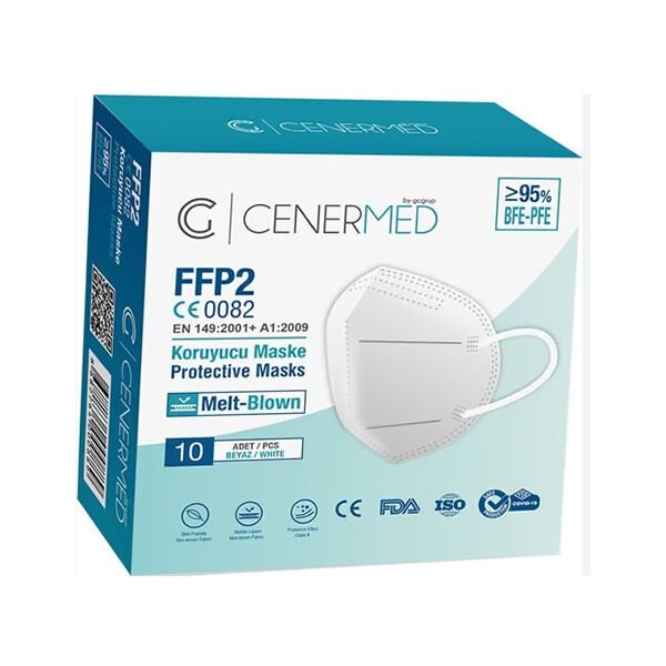 Cenermed FFP2 10 lu Koruyucu Maske