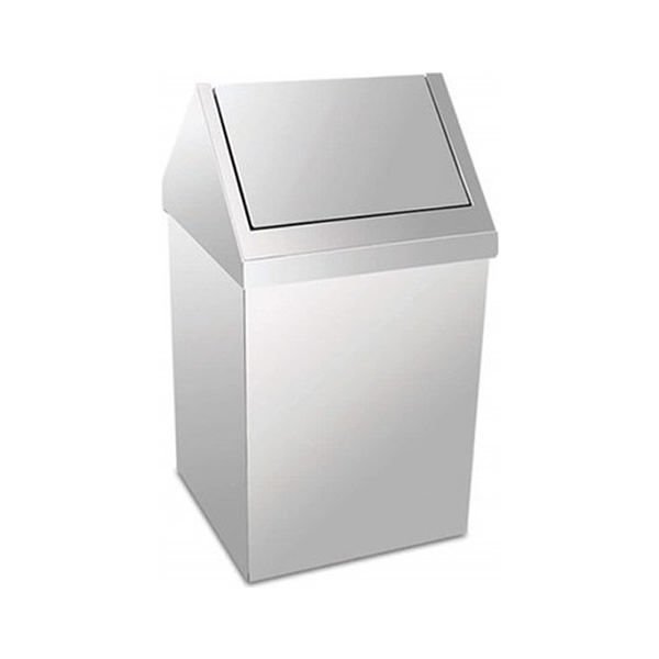 Palex 3800-306 6 lt Metal Çatı Kapaklı Çöp Kovası