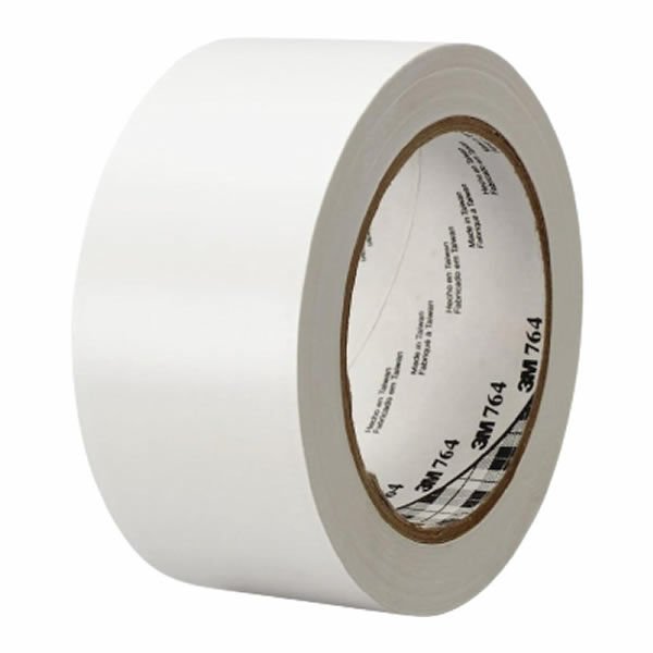 3M 7641 50mmX33mt Beyaz Vinil Bant