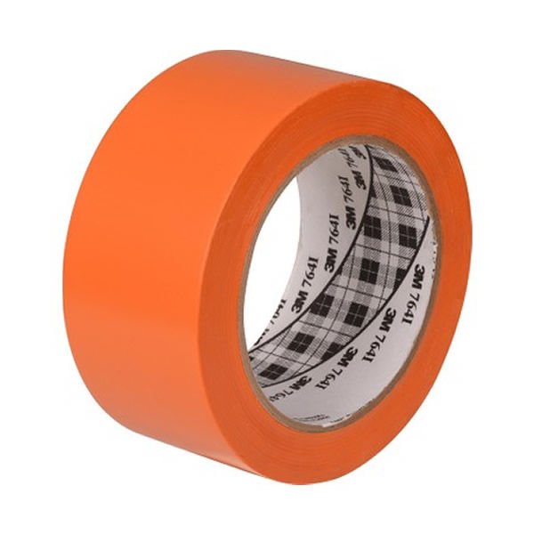 3M 7641 50mmX33mt Turuncu Vinil Bant