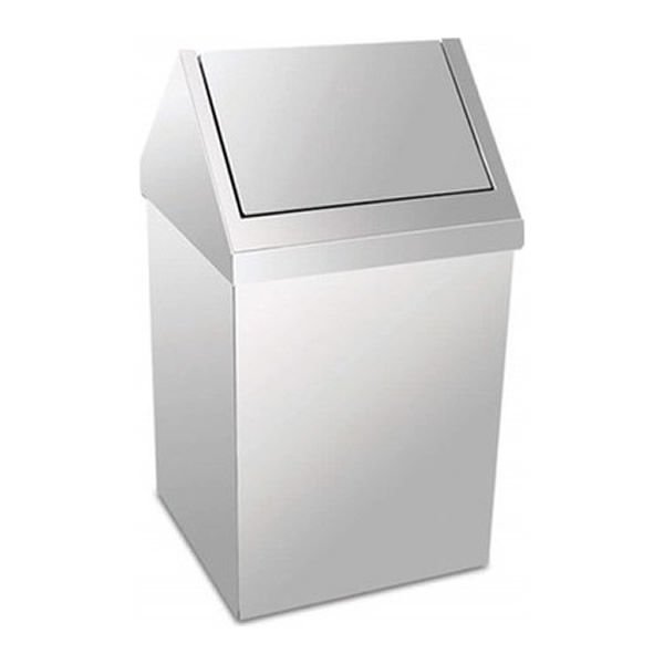 Palex 3800-325 25 lt Metal Çatı Kapaklı Çöp Kovası