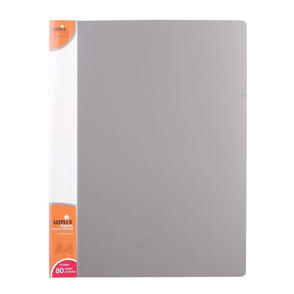 Umix 1143P A4 30 Yaprak Gri Sunum Dosyası