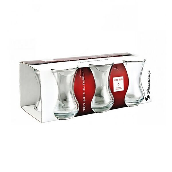 Paşabahçe 42381 6 lı İnce Belli Çay Bardağı