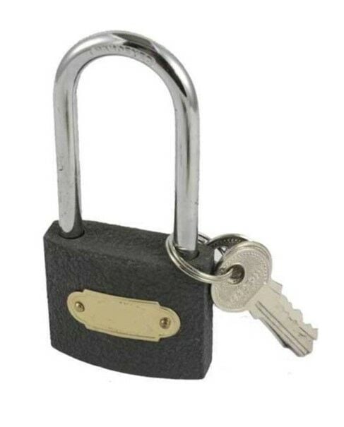 Tudor 266L 63mm Uzun Kancalı Gri Asma Kilit