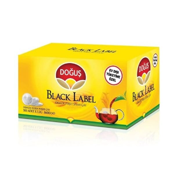 Doğuş 500 lü 3,2 gr Black Label Demlik Poşet Çay