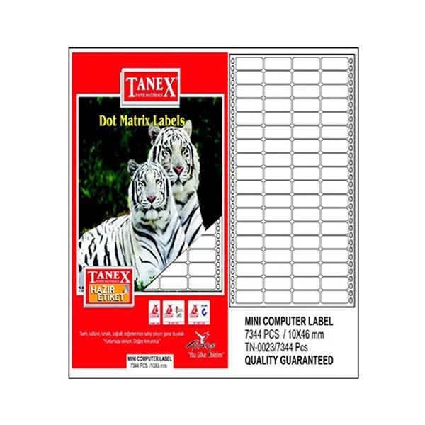 Tanex TN002310 10x46 Sürekli Form Etiketi