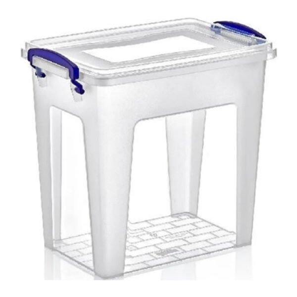 Dünya 30172 6,5 lt Kapaklı Şeffaf Saklama Kabı