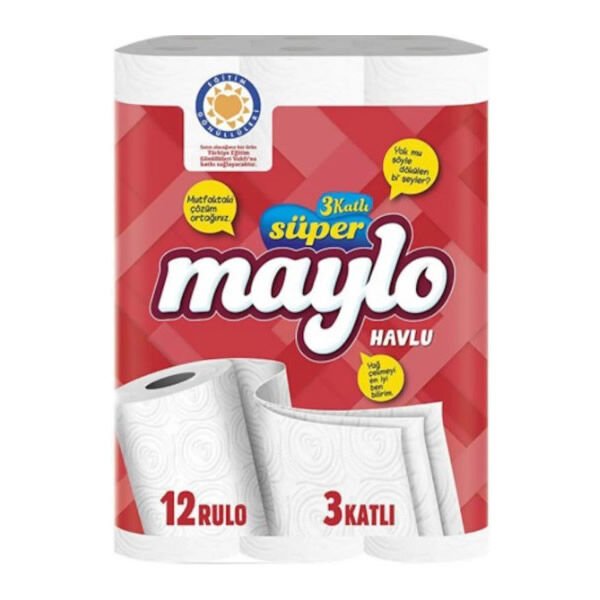 Maylo 12 li 3 Katlı Kağıt Havlu