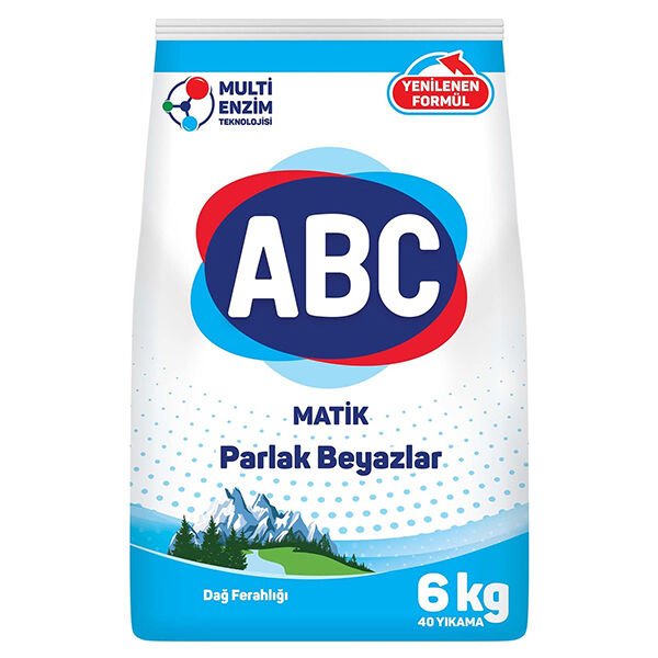 Abc 6 kg Matik Dağ Ferahlığı Çamaşır Deterjanı