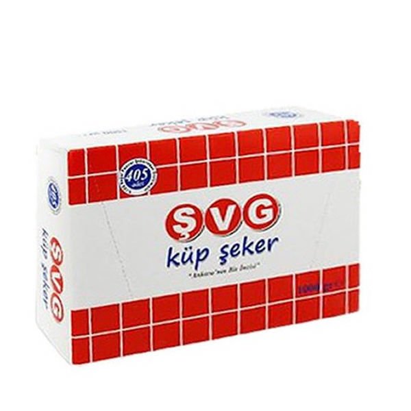 Şvg 1000 gr 405 li Kutu Küp Şeker