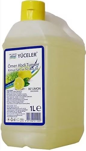 Ömer Abdi Tuncer Yüceler 1Lt limon Kolonyası 80 derece