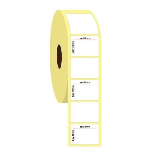 Herboy 58x40mm 500 lü Termal Barkod Etiketi