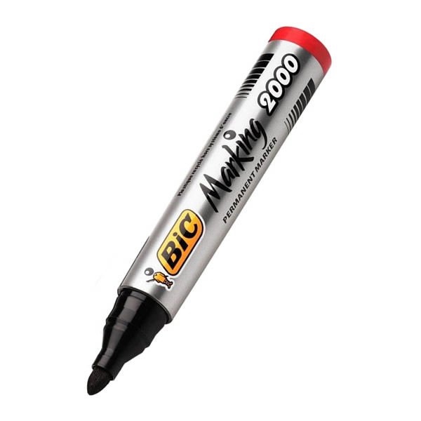 Bic 8209133 2000 Yuvarlak Uçlu Kırmızı Markör Kalem