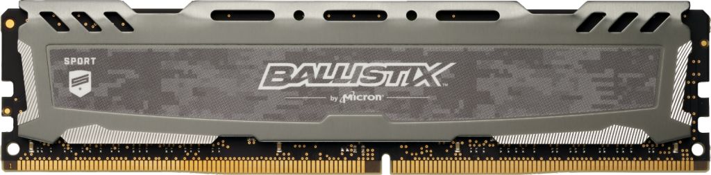 Crucial Ballistix Sport LT Gri 16 GB 2666MHz DDR4 BLS16G4D26BFSB Bellek