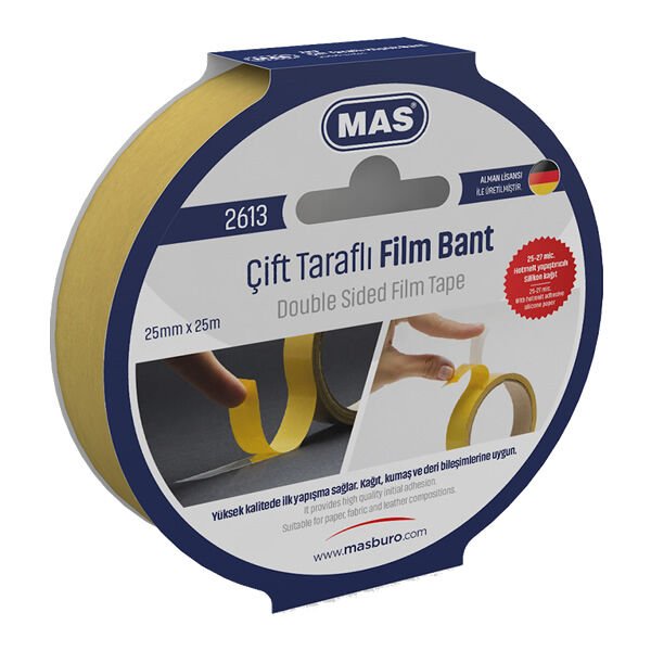 Mas 2613 25mtmX25mt Çift Taraflı Bant
