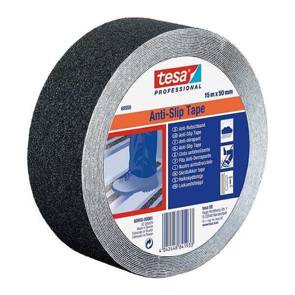 Tesa 15mtX50mm Merdiven Siyah Kaydırmaz Bant