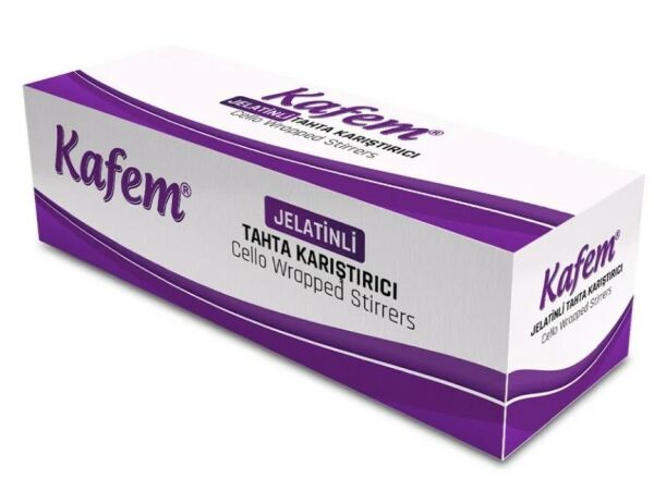 Kafem Jelatinli Tahta Karıştırıcı 100lü