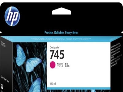 HP 745 Chromatic Red Kromatik Kırmızı 300ML Plotter Kartuşu F9K06A