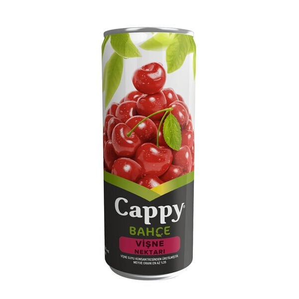 Cappy 12 li 250 ml Vişne Meyve Suyu Teneke Kutu