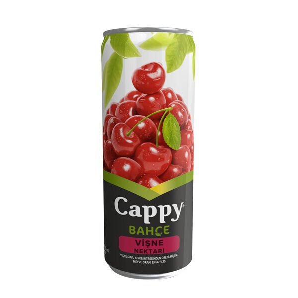 Cappy 12 li 250 ml Vişne Meyve Suyu Teneke Kutu