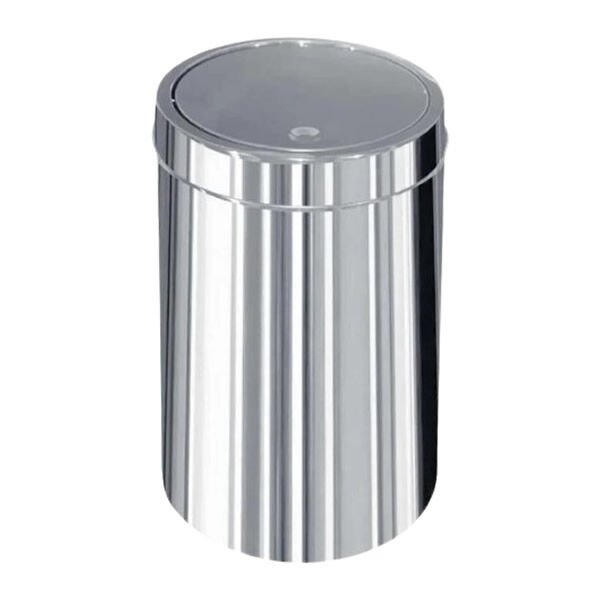 Ofis 27 lt Pratik Çemberli Paslanmaz Çöp Kovası