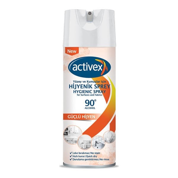 Activex 400 ml Hijyenik Kumaş ve Yüzey Spreyi