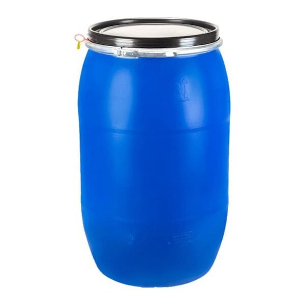 Çember 30 lt Kapaklı Mavi Fıçı Küfe